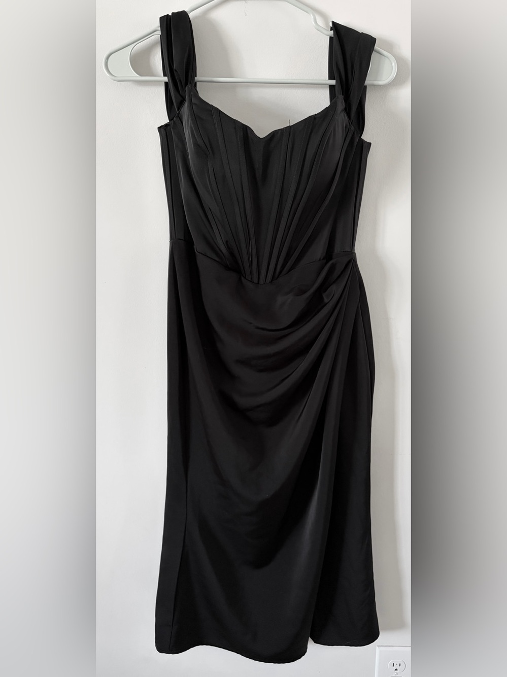 Women’s Clelias Party Dresses Black Draped Sheath Dress - Elegant Dress/Costume